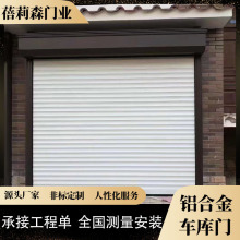 廠家批發雙層鋁合金車庫門商鋪防盜靜音卷簾門別墅遙控電動卷閘門