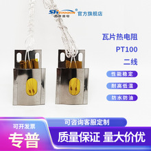 圓弧瓦片式PT100A鉑熱電阻 管道貼片式熱電阻芯片 管道溫度傳感器