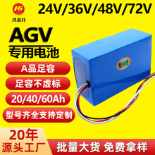 廠家直銷AGV小車搬運車電池組 24v 36v 48v大容量高倍率AGV電池組