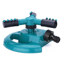 360度旋轉大三叉型灑水器草坪灌溉噴頭園林菜園花園園藝灌溉工具