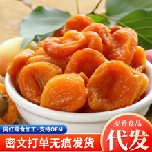 代發紅杏干杏脯新貨袋裝500g 無核杏肉干酸甜軟糯果干零食紅杏干