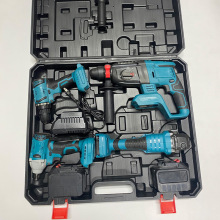 跨境電動工具套裝批發二三四件套家裝廠房多功能鋰電工具廠家直銷