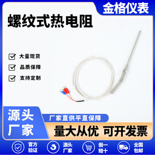 PT100熱電阻溫度探測頭 K/E/J/N型傳感器