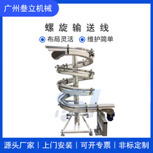 螺旋輸送機柔性鏈板輸送線螺旋式小型單軌傳送線廠家節能