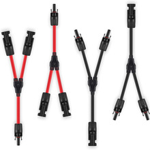 GENROTH 太陽能連接器 Y 分支並行適配器電纜線 10AWG 適用於太陽