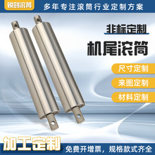 廠家定制機尾滾筒流水線鍍鋅被動機尾托輥輸送帶輥刮板機機尾滾筒