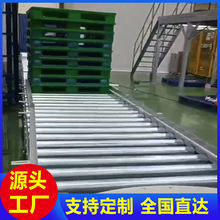 重型動力滾筒輸送機重載大型棧板物流輥筒線工廠自動化裝配生產線