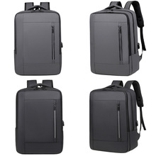 跨境商務雙肩包男款多功能電腦背包防水書包大學生商務包禮品logo