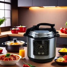 跨境智能電飯煲304全自動不銹鋼多功能大容量高壓鍋家用電壓力鍋