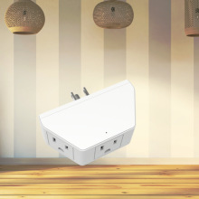 VASTFAFA 牆壁插座兩支裝插頭三孔小巧插頭旅行家用電商選品外貿
