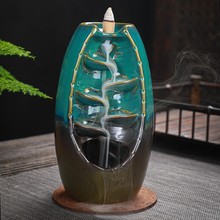 倒流香爐左右逢源窯變仿古薰香大號家用創意擺件家居飾品廠家直銷