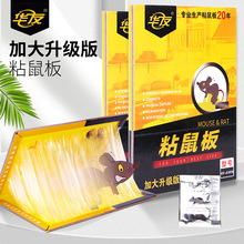 華友強力粘鼠板加大專粘大老鼠滅老鼠貼強力膠捕鼠神器捉鼠板