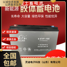 理士動力電池觀光車蓄電池巡邏車電瓶6V 3EVF225AH高爾夫球車電瓶