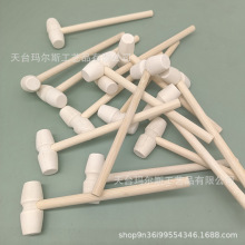 實木木質染色錘敲染錘卡通玩具小木錘敲星球禮物迷你小木槌批發