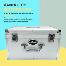 鋁合金工具箱工業收納箱銀色手提EVA防震鋁箱按需制作廠家直出