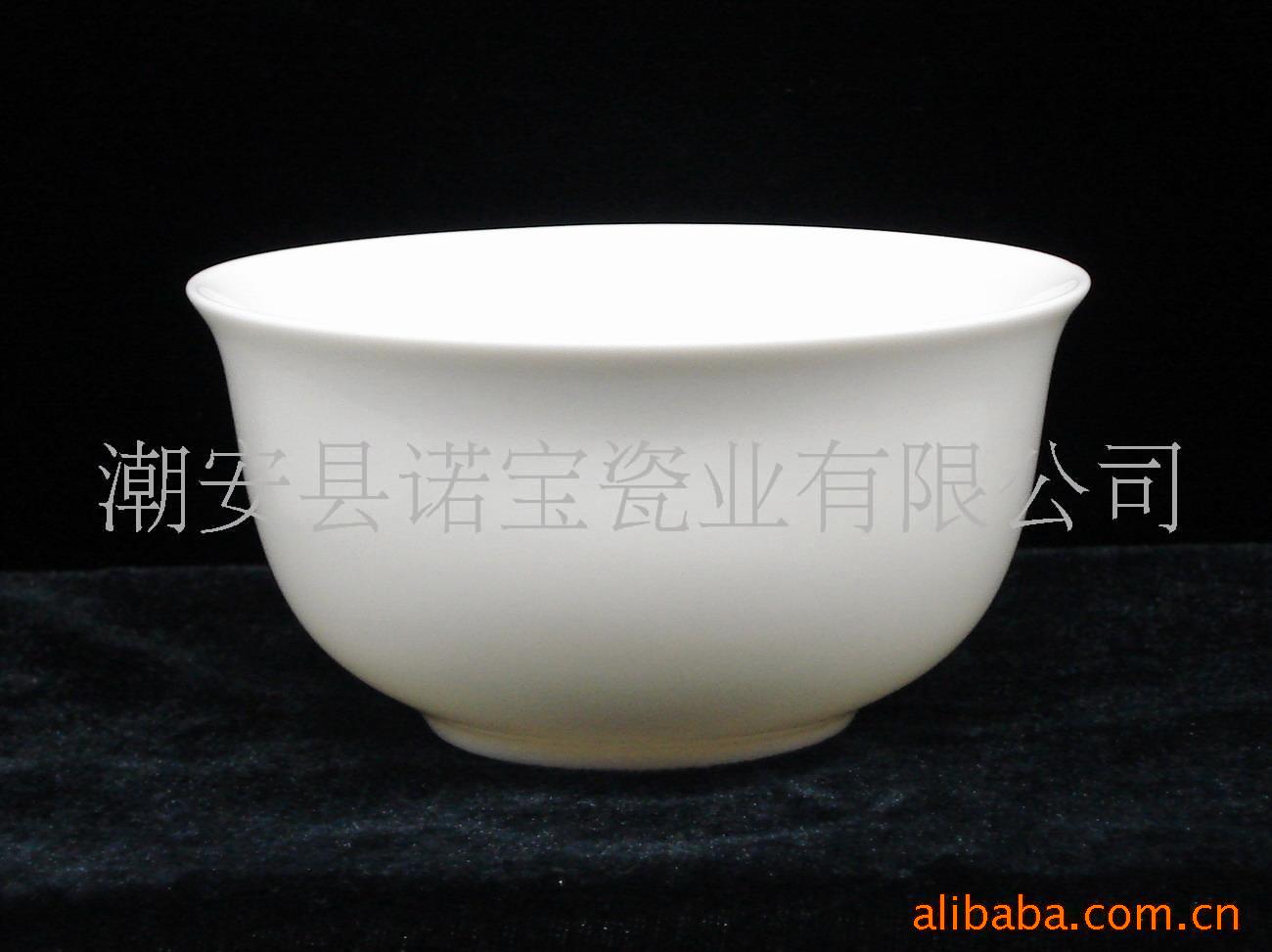 【诺宝家瓷】厂家批发贵妃瓷白瓷陶瓷餐盘/陶瓷餐碗白瓷混批