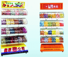 专业供应 韩式4层陈列架食品展示架 透明超市食品展示架