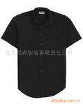 供应黑色衬衫、纯棉衬衫、男士衬衫、工服衬衫