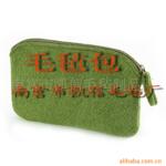 彩色毛毡收纳包毛毡电脑包毛毡手机包羊毛毡包