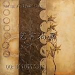 油画批发 手绘抽象酒店装饰油画 DX-CX1368