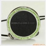火山石能量吊坠 不锈钢能量吊坠