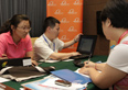 Suppliers enjoying the training
