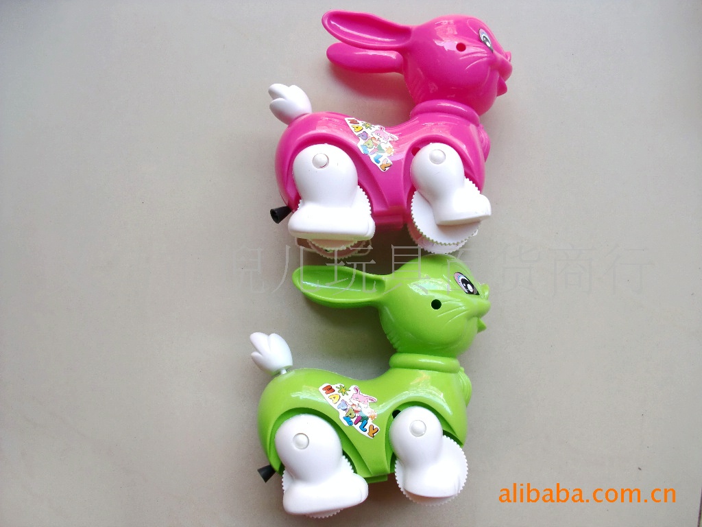 卡通玩具 塑料玩具 小白兔拉线 拉线玩具 智力玩具 2.20,2.00元/个