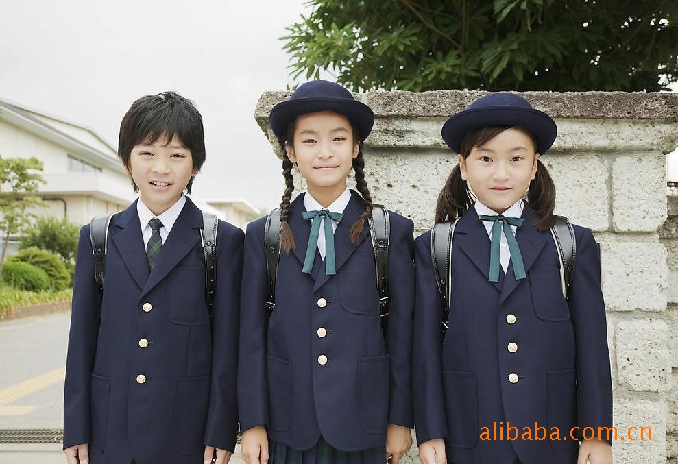 秋冬日式小学校服(经典花格面料)