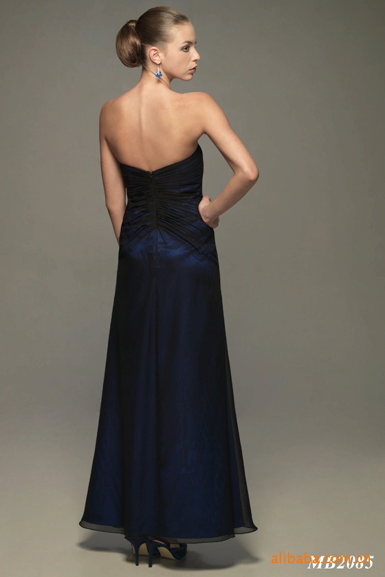 [供应]深v露背开叉晚礼服新款(图)