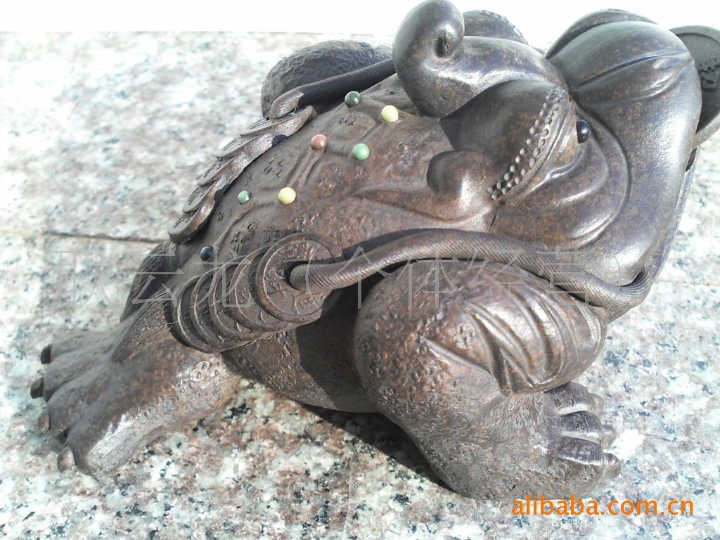 紫砂雕塑摆件,茶玩茶宠工艺品,独角金蟾王,招财辟邪