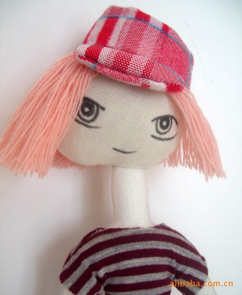 时尚娃娃 布艺人偶 车饰 家居摆件 节日礼物