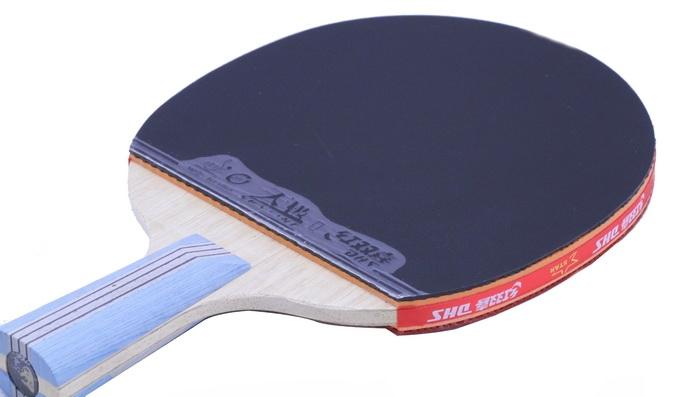 正品 红双喜乒乓球拍 六星6006直拍 双反胶 225.00,223.00,220.