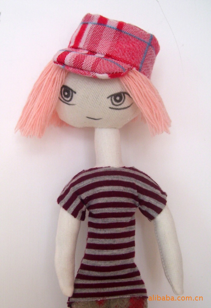 时尚娃娃 布艺人偶 车饰 家居摆件 节日礼物