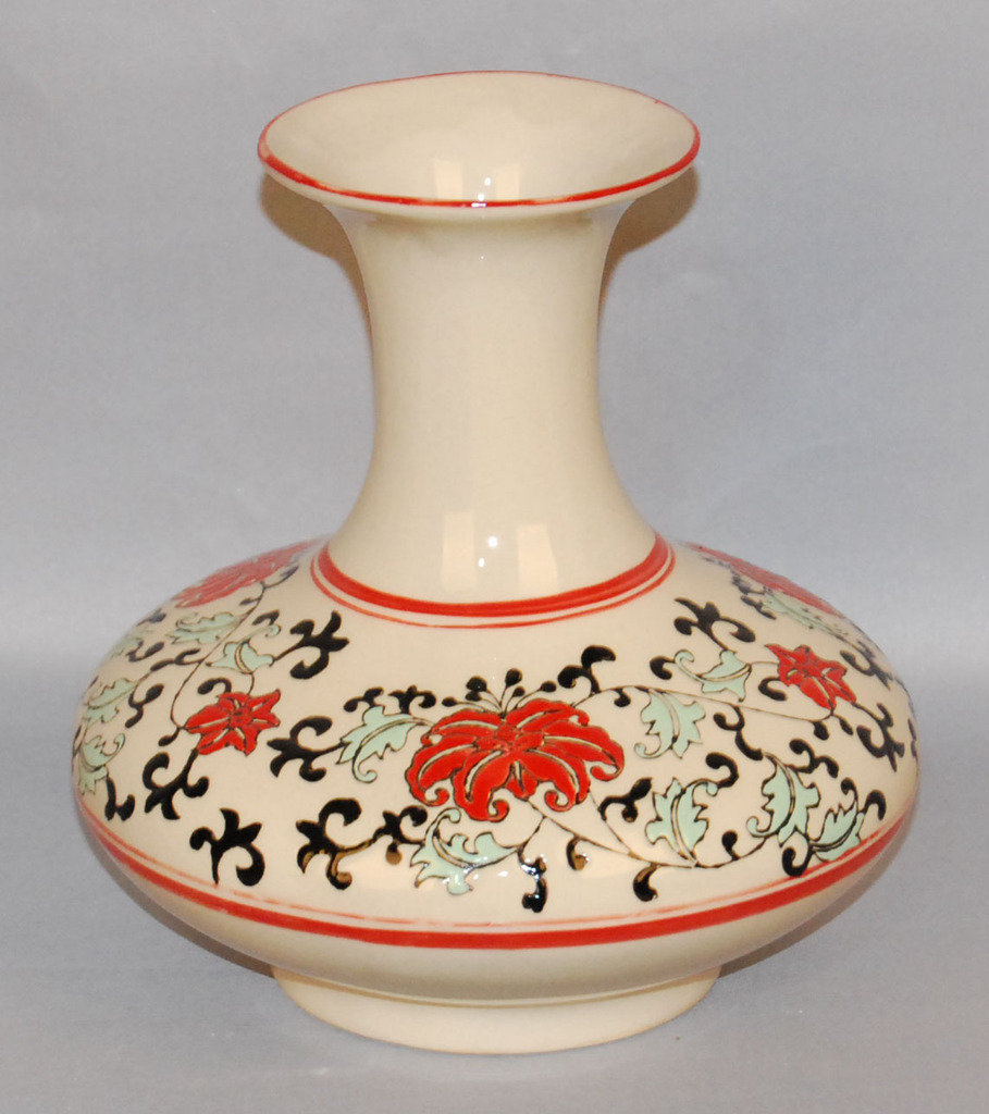 供应印花工艺陶瓷花瓶图片_6