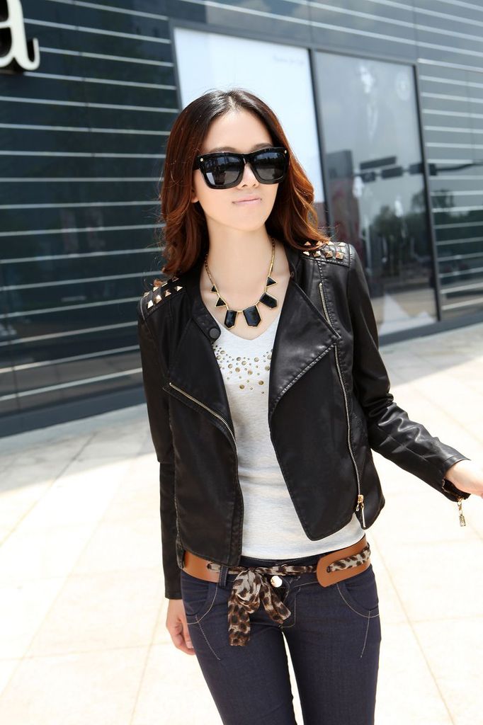 杭派热销正品皮衣时尚高贵休闲款女装精品y1176 135.00,133.00,130.