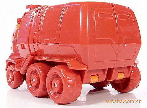 变形金刚隔板航海家级 08动画v级红色隔板 孩之宝 动漫玩具