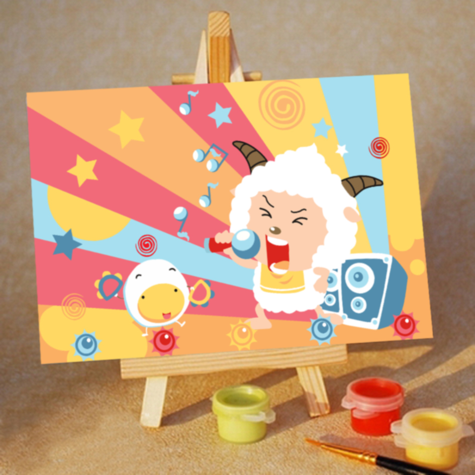 精品数字油画 天艺彩绘倾情推荐 居家 赠送精品 手脑智力运动