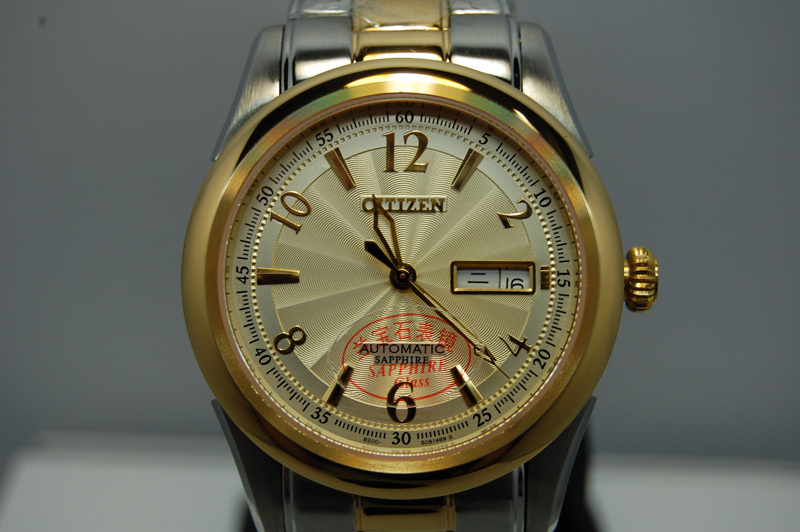 批发西铁城手表原厂机芯男士机械表nh8310-53ab金