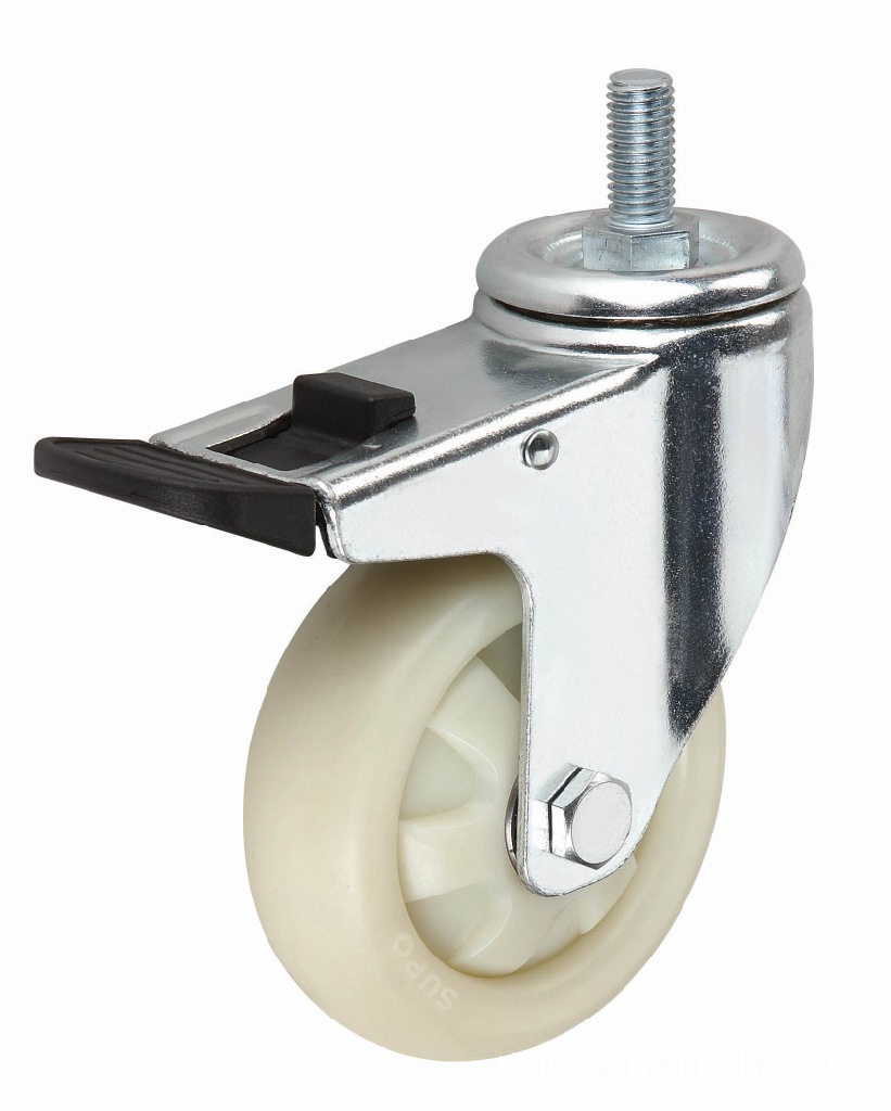 向荣supo双滚珠轴承聚丙烯脚轮,万向轮