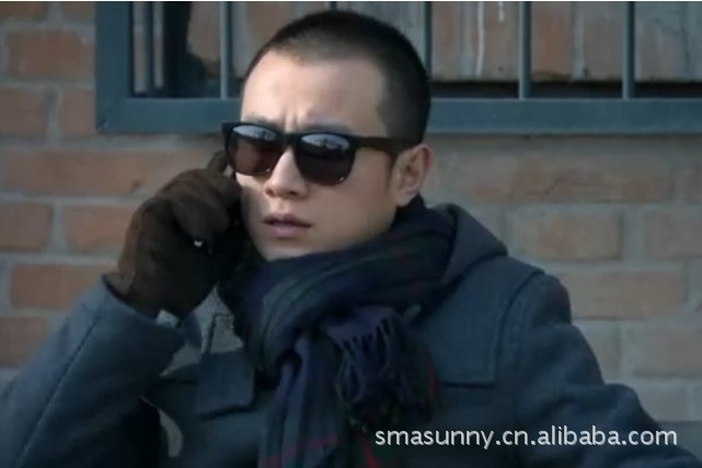 5019呛口小辣椒韩国行强大气场型格全黑太阳镜墨镜黑潮眼镜