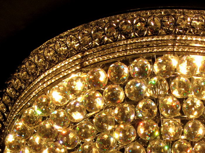 现代水晶吸顶灯 40#水晶球