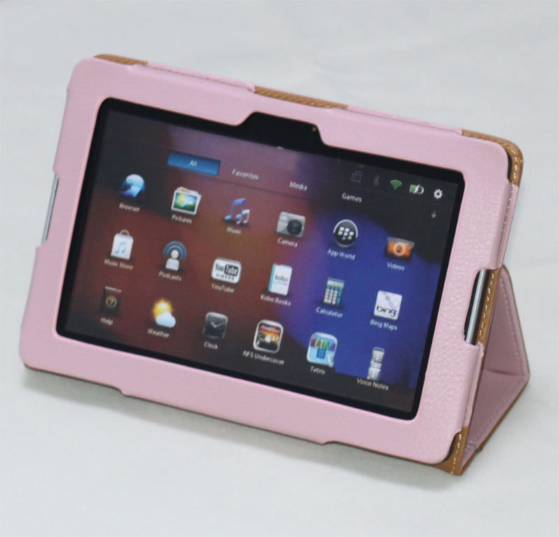 黑莓playbook平板电脑专用皮套 blackberry playbook折叠式