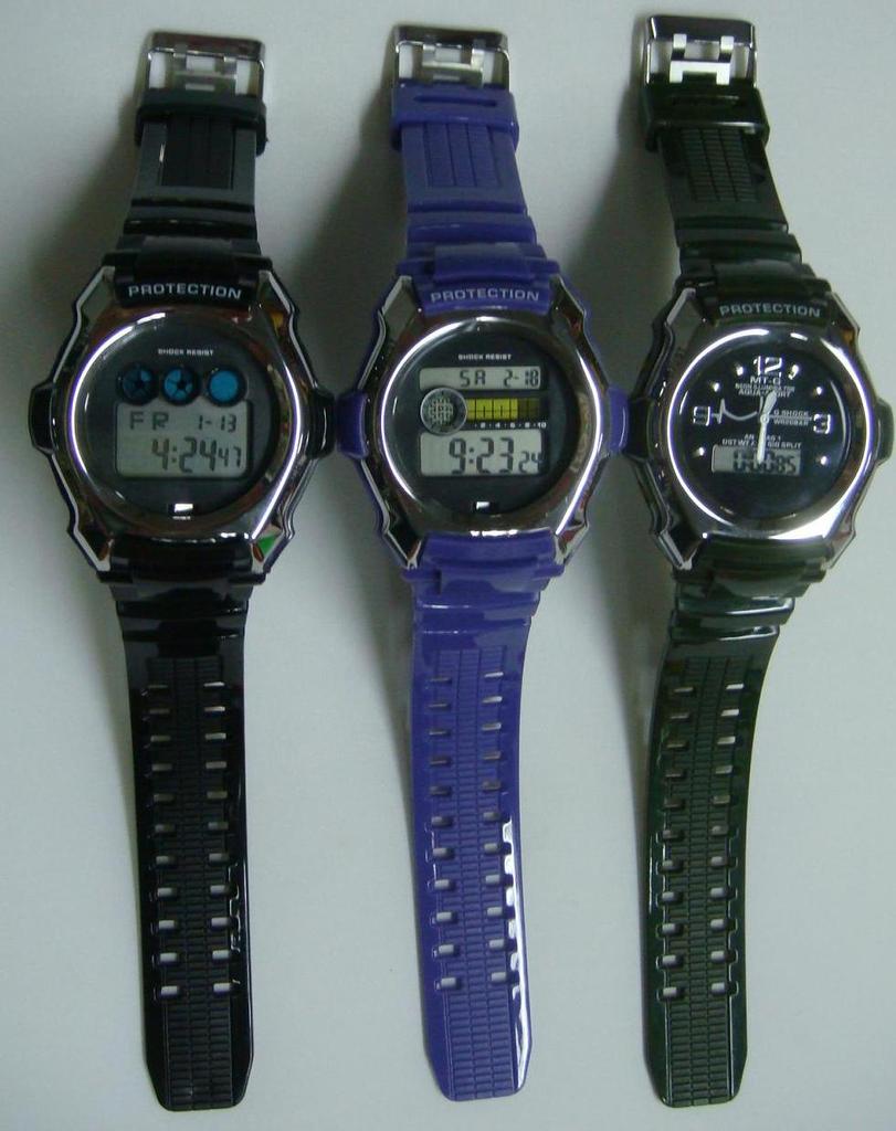 运动电子表供应pu塑胶行针电子表图片_5