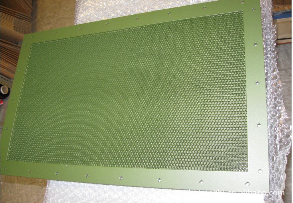 外形尺寸:300×300mm厚度:45mm六角形孔径:Φ5mm五,规格钢制,不锈钢制