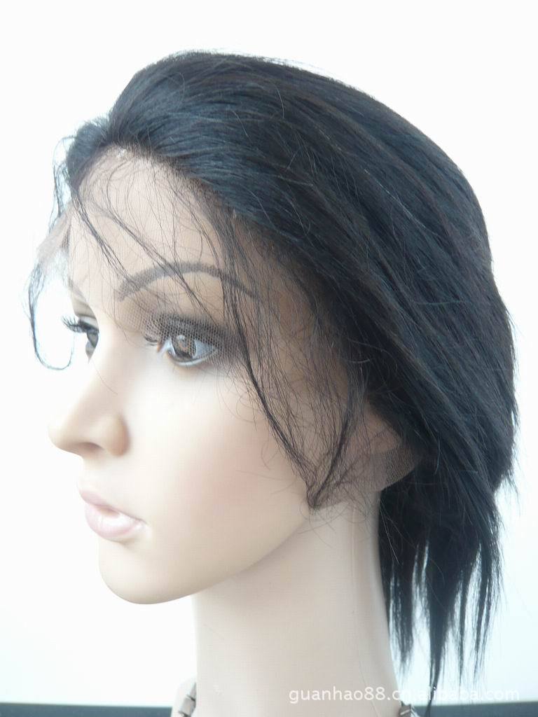 厂家直销 真人发假发 全手钩(full lace wig)