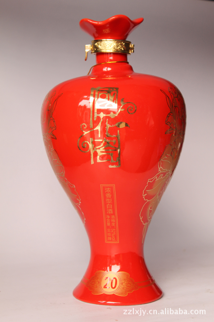 白酒批发杜康国花红瓷52度浓香型白酒 20年陈酿经典白酒 厂家直销