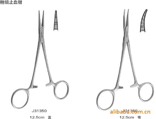上海产手术器械-止血钳,组织钳,皮管钳,器械钳,子弹钳