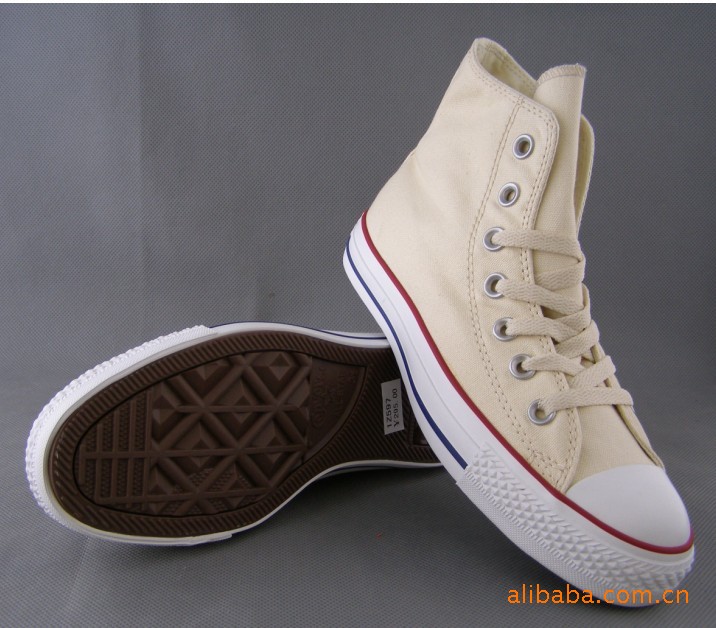 匡威正品硫化鞋/帆布鞋converse 品牌鞋 经典款米高 招代理 60.00,58.