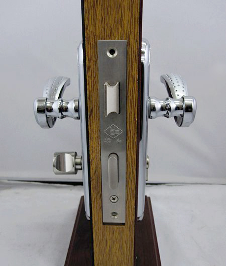 力霸厂销 锌合金轴承实木门锁 机械门锁