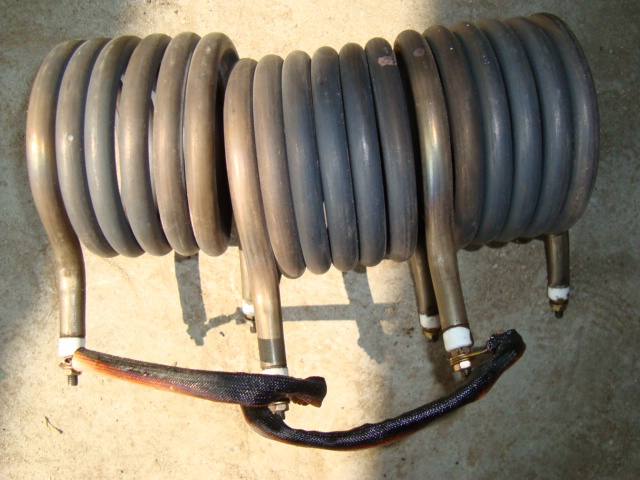 山东省巨野县机制木炭制棒机专用加热线圈l两种接法